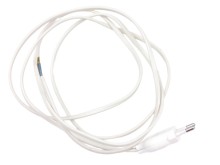 Flexo šňůra PVC 2x0,75mm 2m ploché bílé