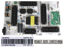LCD modul zdroj Hisense 65U6KQ /  SMPS power unit  RSAG7.820.10972/ROH / TJ140V239U3AC / 354994 / HT335236