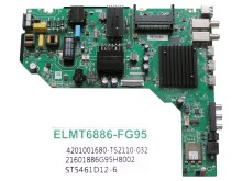 LCD modul základní deska SMART TECH 55UA10V3  / Main board ELMT6886-FG95 / 209BE632763F / C21111937-2A00636 / ST5461D12-6