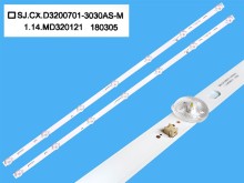 LED podsvit sada TV32" - TCL sada celkem 2 pásky 601mm / DLED TOTAL ARRAY SJ.CX.D3200701-3030AS-M