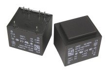 transformátor síťový do plošného spoje  230 / 2x6V - 2,6VA BVEI3042045