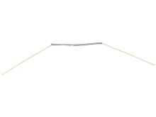 Topná spirála 500 W 230 V s délkou 120 mm a průměrem 3,1 mm