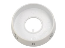 Kroužek přepínače funkcí trouby pod knoflik na sporák Mora 2460, Gorenje 850101, bílý