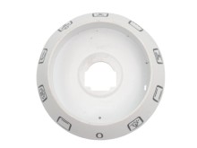 Kroužek přepínače funkcí trouby pod knoflik na sporák Mora 2470, Gorenje 850949, bílý