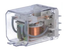 Relé elektromagnetické RELPOL RUC-2022-4A-5230 230V AC 16A 2x spínací kontakt