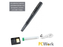 Mikropájka PCW09D USB-C 40W s OLED displejem a regulací teploty