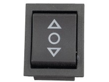 Kolébkový spínač s nulovou polohou 30x22 mm 15A 250V