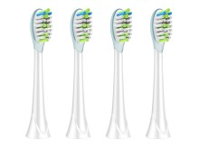 Náhradní hlavice Philips Sonicare Plaque NK17, 4 ks, bílá