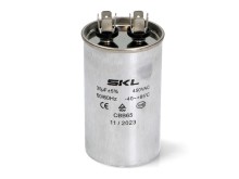 Rozběhový kondenzátor 35 µF 450V 50/60Hz CBB65 s konektory Faston 6,3 mm