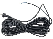 Kabel flexo PVC 2x0,75 mm 15 m černý