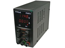 Laboratorní napájecí zdroj PCW07A 0–30 V / 5 A, CV/CC, USB 5 V / 2 A