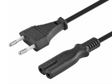 Síťový kabel 40 cm pro radiomagnetofony a malé přístroje 230V