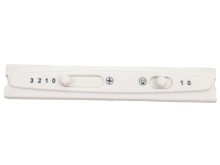 Ovládací panel bílý Mora 5701-5711 s 2 šoupátky 814611 II. jakost