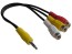 Redukční kabel 3.5mm jack na 3xCINCH 0.2m pro Vestel a Panasonic