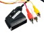 SCART na 3xCINCH kabel 1.5m se přepínačem IN/OUT