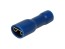 Konektor Faston 4.8mm krimpovací s modrou izolací - zásuvka