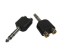 Redukce konektoru jack 6.3mm na 2xCINCH