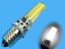 LED žárovka E14 12V 2W teplá bílá