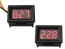 Digitální panelové měřidlo napětí 0,1 - 100V s LED displejem 0.36"