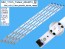 LED podsvit 715mm sada pro LG AGM76909502 - 5 kusů