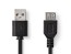 USB 2.0 A/A prodlužovací kabel 3m CCGL60010BK30 Nedis