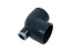 Koleno 90° PVC 63 mm s horním vývodem a závitem 1/2"
