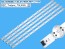 LED podsvit 833mm sada LG AGF80358306 - 5 kusů D-LED