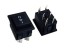 Kolébkový vypínač ARCOLECTRIC C1570ALAAD černý ON-OFF-ON