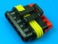 Konektor AMP Superseal 1,5 SRS se zámkem 6 PIN 282090-1