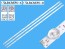 LED podsvit sada Vestel 17DLB43VER5 - 3 pásky 800mm D-LED BAR