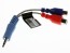 Kompozitní AV kabel 3.5 mm jack 3 piny - 2x CINCH pro TV Samsung