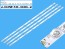 LED podsvit 780mm sada pro TV Hisense D42581330 - 4 kusy