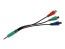 Kabel redukce 3.5mm jack na 3xCINCH R+G+B 0.1m Philips 996590002489