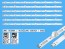 LED podsvit Samsung 50TU7172 - 6 kusů / LM41-00869 + LM41-00870 / BN96-50317A + BN96-50318A
