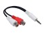 Kabel redukce 3.5mm jack na 2xCINCH L+R 0.1m Philips