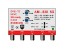 Anténní zesilovač DVB-T2 AM-838 5G, 40dB, 2xUHF, 3x výstup