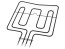 Horní topné těleso do trouby BOSCH / SIEMENS 00214699 - 1700W