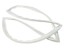 Magnetické těsnění dveří mrazáku ARCELIK / BEKO 44669521500