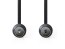 Anténní kabel CSGP40000BK50, 5m, černý, koaxiální, 2x stíněný