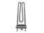 Topné těleso 3000 W 230 V pro pračky, délka 270 mm