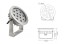 LED Světlo RISE Nerez 12x3W RGB, 24V DC