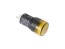 LED kontrolka žlutá 12V AC / DC 16mm