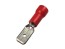 Konektor Faston 4.8mm krimpovací s červenou izolací