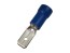 Konektor Faston 4.8mm s modrou izolací - krimpovací zástrčka