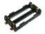 Pouzdro pro baterie 2x 18650 s pozlacenými vývody