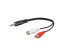 Kabel 3.5mm jack na 2xCINCH 0,2m PremiumCord
