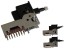 Dvoupolohový přepínač ALPS 4 sekce 2 x 7 pin