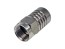 Kompresní F konektor pro kabely 3.9 / 6.8 mm - černý