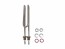 Topné těleso 2000 W 230 V "U" dvojité 2xM14 l=225mm