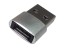 Adaptér USB-C na USB-A - stříbrný
